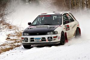 Aidan Hicks / John Hicks Subaru Impreza Wagon on SS2, Nemadji Trail West I.