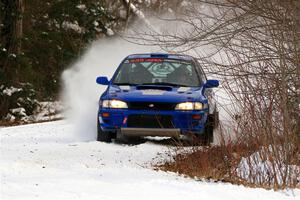 Connor Himes / Elliot Prusi Subaru Impreza on SS2, Nemadji Trail West I.