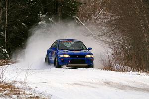Connor Himes / Elliot Prusi Subaru Impreza on SS2, Nemadji Trail West I.