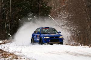 Connor Himes / Elliot Prusi Subaru Impreza on SS2, Nemadji Trail West I.
