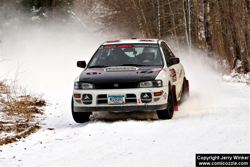Aidan Hicks / John Hicks Subaru Impreza Wagon on SS2, Nemadji Trail West I.