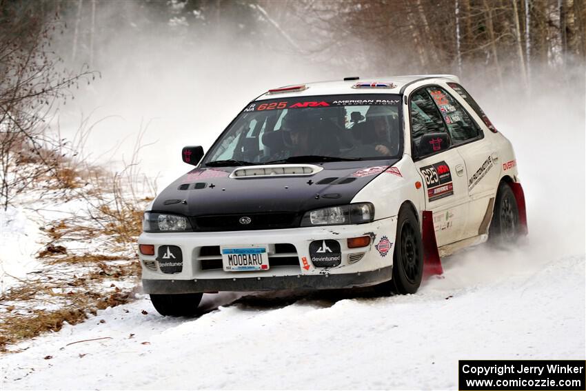 Aidan Hicks / John Hicks Subaru Impreza Wagon on SS2, Nemadji Trail West I.