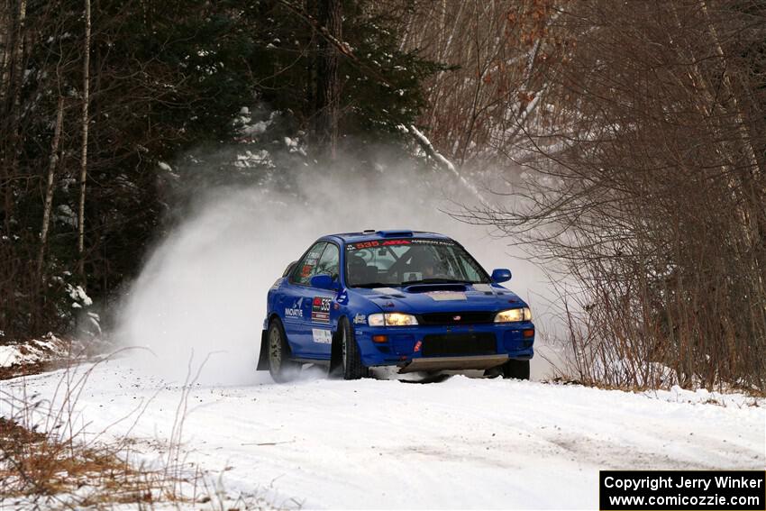 Connor Himes / Elliot Prusi Subaru Impreza on SS2, Nemadji Trail West I.