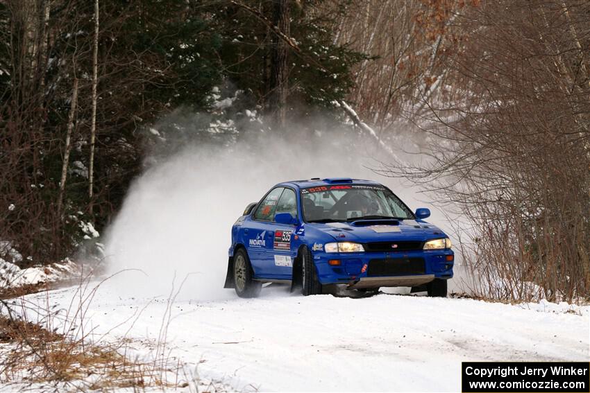 Connor Himes / Elliot Prusi Subaru Impreza on SS2, Nemadji Trail West I.