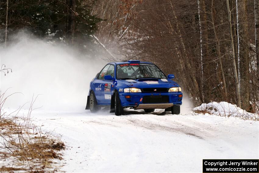 Connor Himes / Elliot Prusi Subaru Impreza on SS2, Nemadji Trail West I.