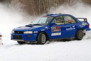 Connor Himes / Elliot Prusi Subaru Impreza on SS2, Nemadji Trail West I.