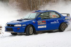 Connor Himes / Elliot Prusi Subaru Impreza on SS2, Nemadji Trail West I.