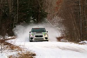 Jamey Randall / Andrew Rausch Subaru WRX on SS2, Nemadji Trail West I.