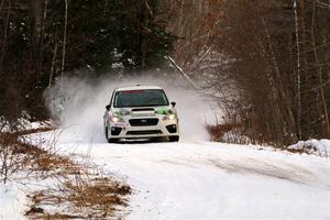 Jamey Randall / Andrew Rausch Subaru WRX on SS2, Nemadji Trail West I.