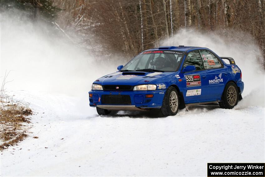 Connor Himes / Elliot Prusi Subaru Impreza on SS2, Nemadji Trail West I.