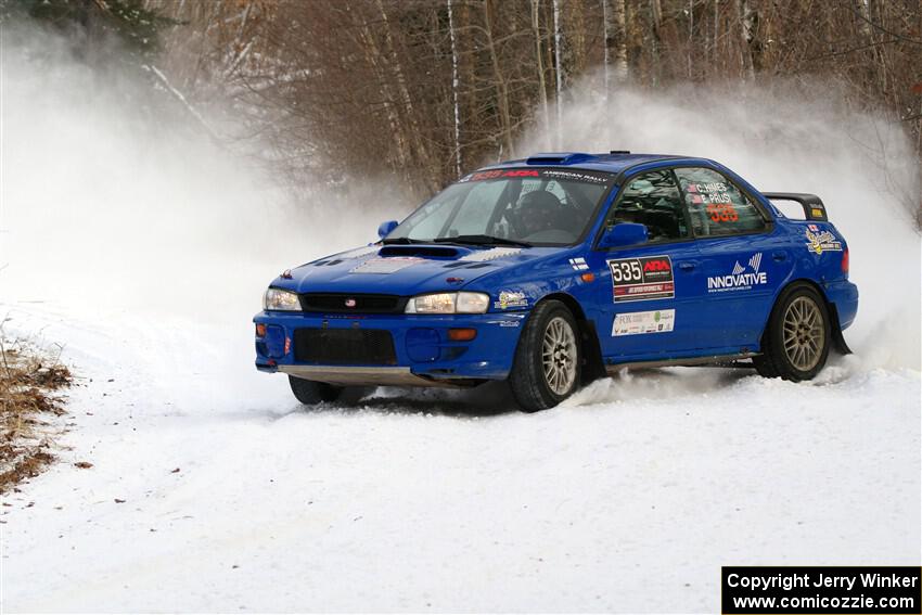 Connor Himes / Elliot Prusi Subaru Impreza on SS2, Nemadji Trail West I.