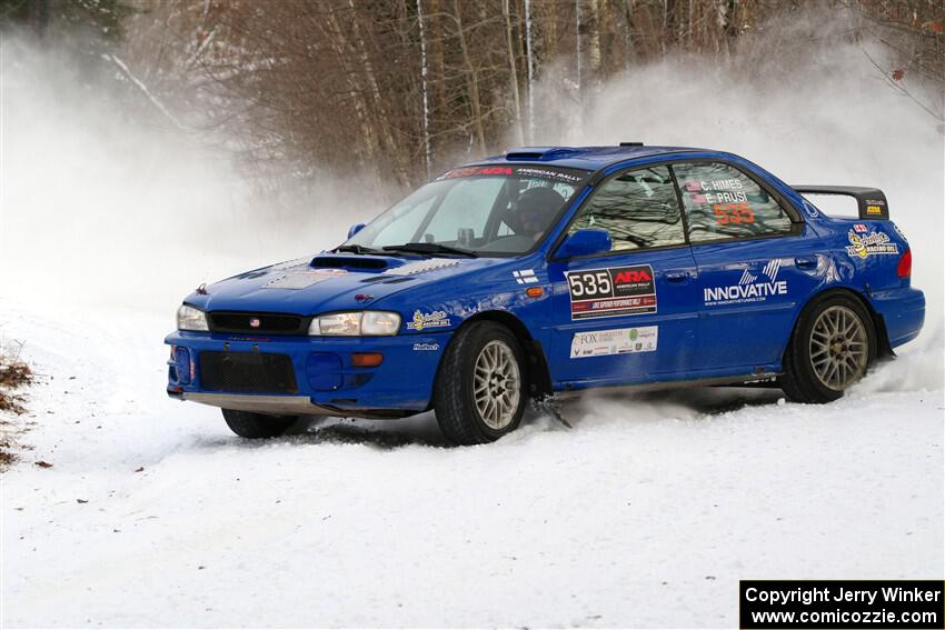 Connor Himes / Elliot Prusi Subaru Impreza on SS2, Nemadji Trail West I.