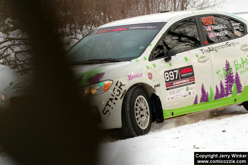 Jamey Randall / Andrew Rausch Subaru WRX on SS2, Nemadji Trail West I.