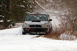 Peter Farrow / Jackson Sedivy Subaru WRX on SS2, Nemadji Trail West I.