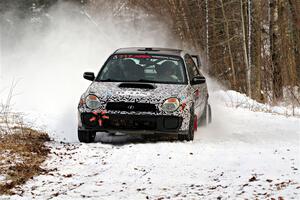 Peter Farrow / Jackson Sedivy Subaru WRX on SS2, Nemadji Trail West I.