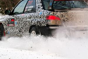 Peter Farrow / Jackson Sedivy Subaru WRX on SS2, Nemadji Trail West I.