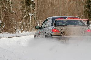 Peter Farrow / Jackson Sedivy Subaru WRX on SS2, Nemadji Trail West I.
