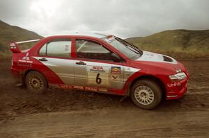 Lauchlin O'Sullivan / Christian Edstrom Mitsubishi Lancer Evo 8 on Del Sur 1