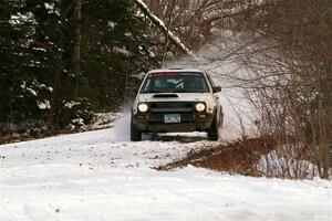 Josh Nykanen / Charlotte Himes VW GTI on SS2, Nemadji Trail West I.