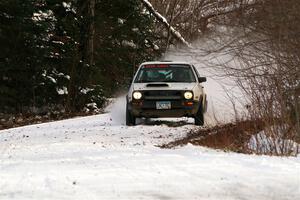 Josh Nykanen / Charlotte Himes VW GTI on SS2, Nemadji Trail West I.