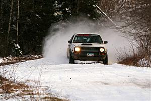 Josh Nykanen / Charlotte Himes VW GTI on SS2, Nemadji Trail West I.