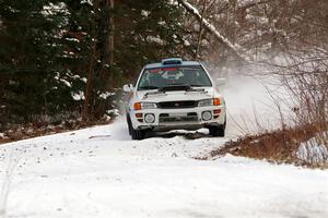 Tyler Matalas / Jake Robinson Subaru Impreza LX on SS2, Nemadji Trail West I.