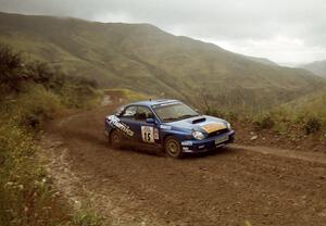 Jonny Milner / Duncan McMath Subaru WRX on Del Sur 1