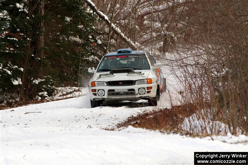 Tyler Matalas / Jake Robinson Subaru Impreza LX on SS2, Nemadji Trail West I.