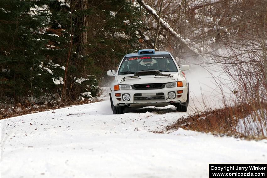 Tyler Matalas / Jake Robinson Subaru Impreza LX on SS2, Nemadji Trail West I.