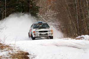 Tyler Matalas / Jake Robinson Subaru Impreza LX on SS2, Nemadji Trail West I.