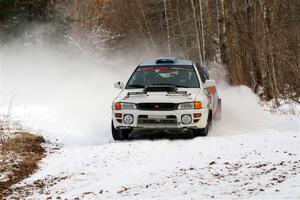 Tyler Matalas / Jake Robinson Subaru Impreza LX on SS2, Nemadji Trail West I.