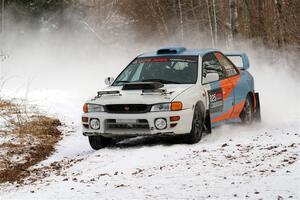 Tyler Matalas / Jake Robinson Subaru Impreza LX on SS2, Nemadji Trail West I.