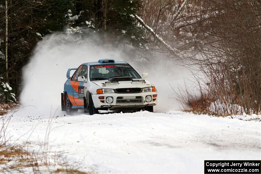 Tyler Matalas / Jake Robinson Subaru Impreza LX on SS2, Nemadji Trail West I.