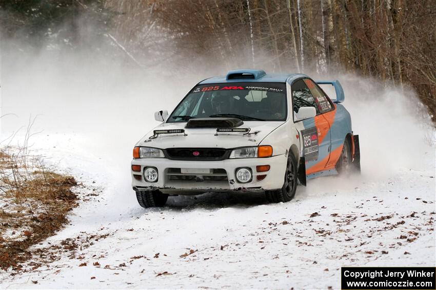 Tyler Matalas / Jake Robinson Subaru Impreza LX on SS2, Nemadji Trail West I.