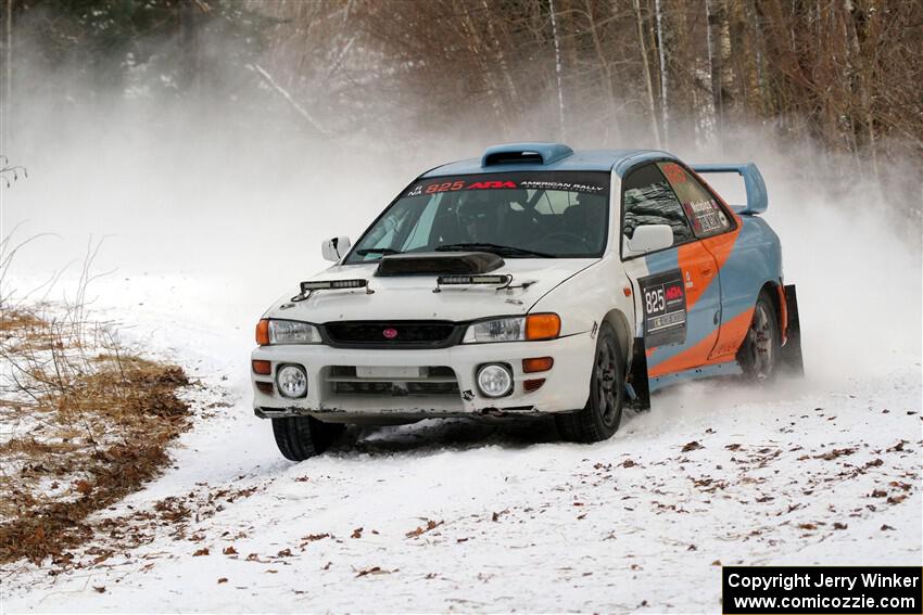 Tyler Matalas / Jake Robinson Subaru Impreza LX on SS2, Nemadji Trail West I.