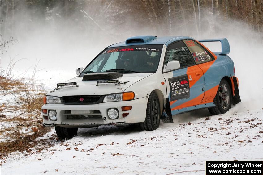 Tyler Matalas / Jake Robinson Subaru Impreza LX on SS2, Nemadji Trail West I.