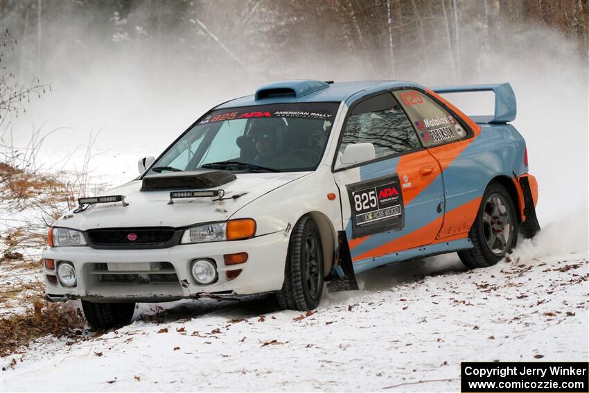 Tyler Matalas / Jake Robinson Subaru Impreza LX on SS2, Nemadji Trail West I.
