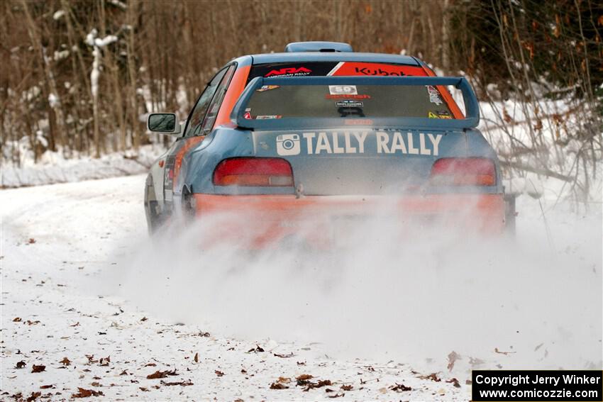 Tyler Matalas / Jake Robinson Subaru Impreza LX on SS2, Nemadji Trail West I.