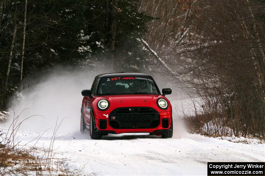 Cristian Perocarpi / David Quillen MINI Cooper JCW on SS2, Nemadji Trail West I.
