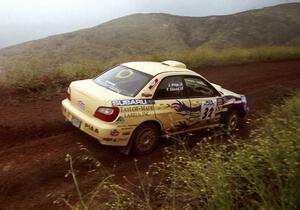 Paul Eklund /  Jeff Price Subaru WRX on Del Sur 1