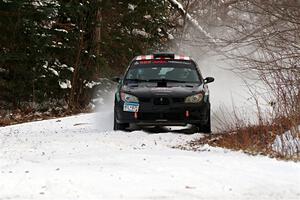Matt James / Jackie James Subaru Impreza on SS2, Nemadji Trail West I.