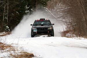 Matt James / Jackie James Subaru Impreza on SS2, Nemadji Trail West I.