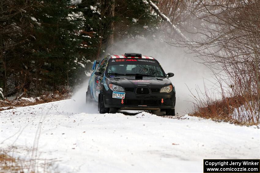 Matt James / Jackie James Subaru Impreza on SS2, Nemadji Trail West I.
