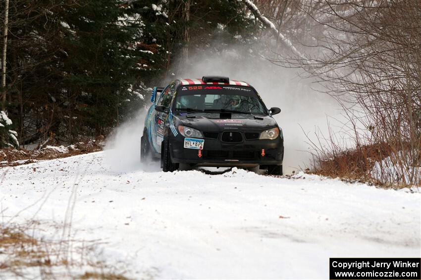 Matt James / Jackie James Subaru Impreza on SS2, Nemadji Trail West I.