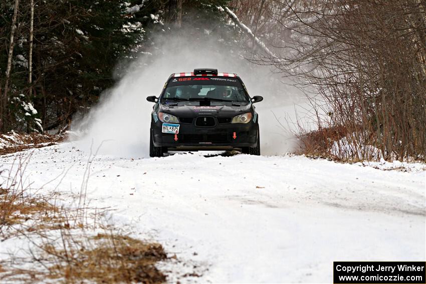 Matt James / Jackie James Subaru Impreza on SS2, Nemadji Trail West I.