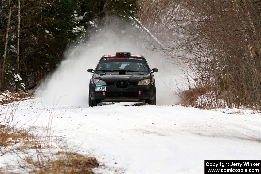 Matt James / Jackie James Subaru Impreza on SS2, Nemadji Trail West I.