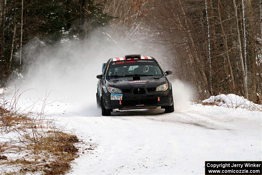 Matt James / Jackie James Subaru Impreza on SS2, Nemadji Trail West I.