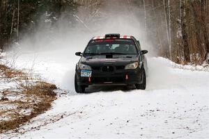 Matt James / Jackie James Subaru Impreza on SS2, Nemadji Trail West I.