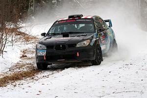 Matt James / Jackie James Subaru Impreza on SS2, Nemadji Trail West I.