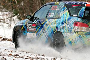 Matt James / Jackie James Subaru Impreza on SS2, Nemadji Trail West I.